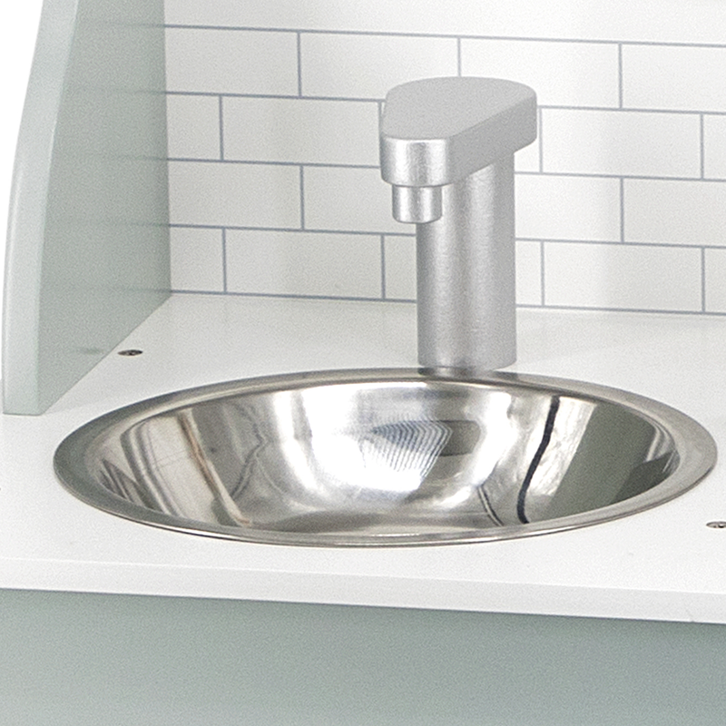 44048 Viga dječija drvena kuhinja zelena - Image 8