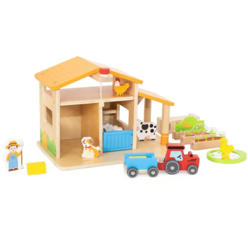 44804 VIGA dječija drvena farma sa životinjama