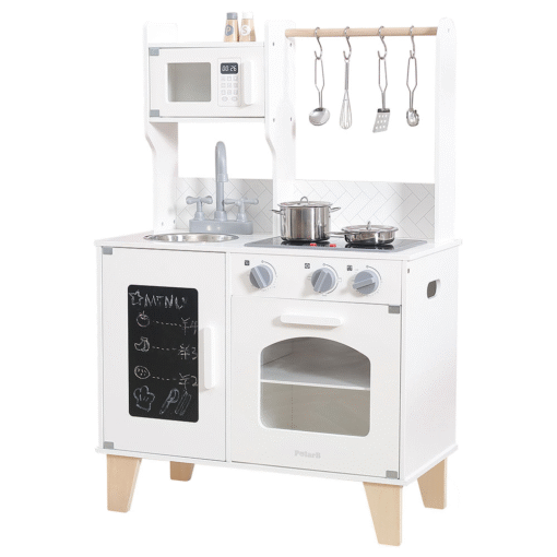 44081 VIGA BIJELA DRVENA KUHINJA MALOG ŠEFA SA ZVUKOM I SVIJETLOM