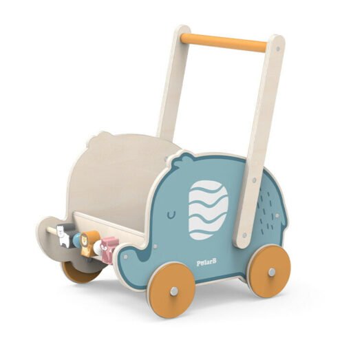 Alternative view of 44031 VIGA drvena dječija kolica / drvena prohodalica za djecu 2 u 1