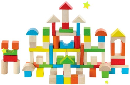 Viga 50333 drvene kocke za djecu / dječije drvene kockice 80 komada - Image 2