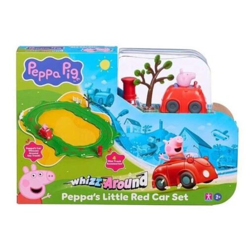 TO8343 PEPPA PIG WHIZZ AROUND PEPIN CRVENI AUTO SET