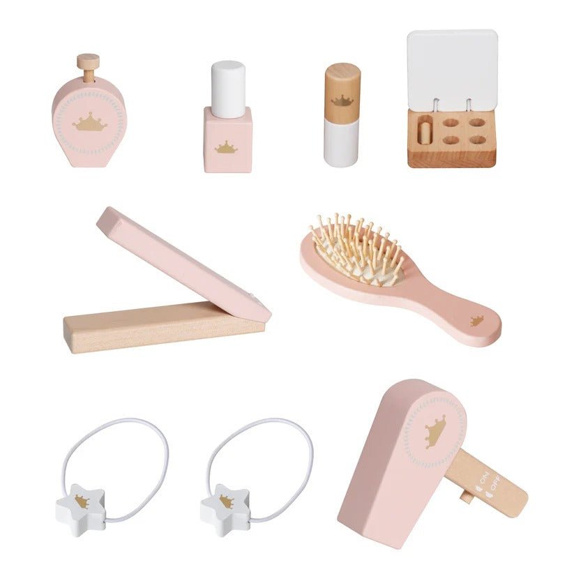 Dečiji sto za šminkanje KINDER HOME sa ogledalom, Princeza - Image 4