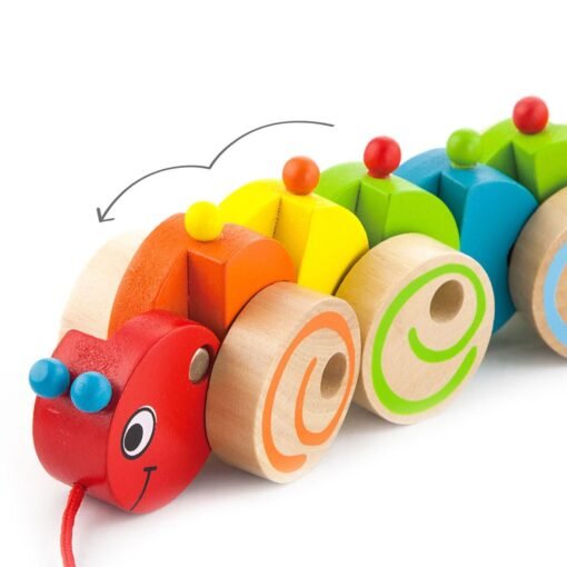 Alternative view of 59950N VIGA DRVENA IGRAČKA NA POVLAČENJE GUSJENICA