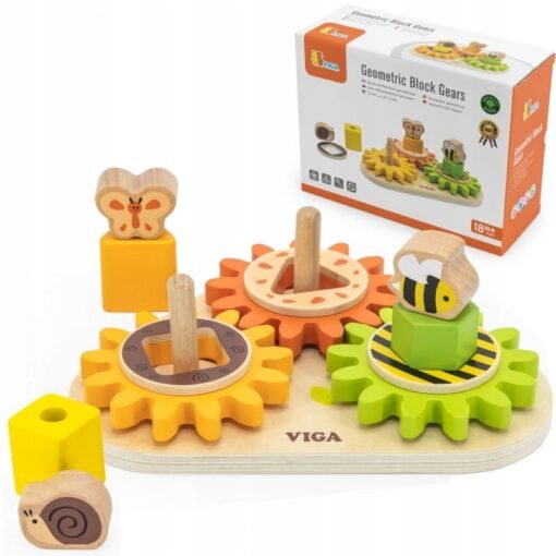 VIGA 44690 DRVENI SORTER S GEOMETRIJSKIM OBLICIMA